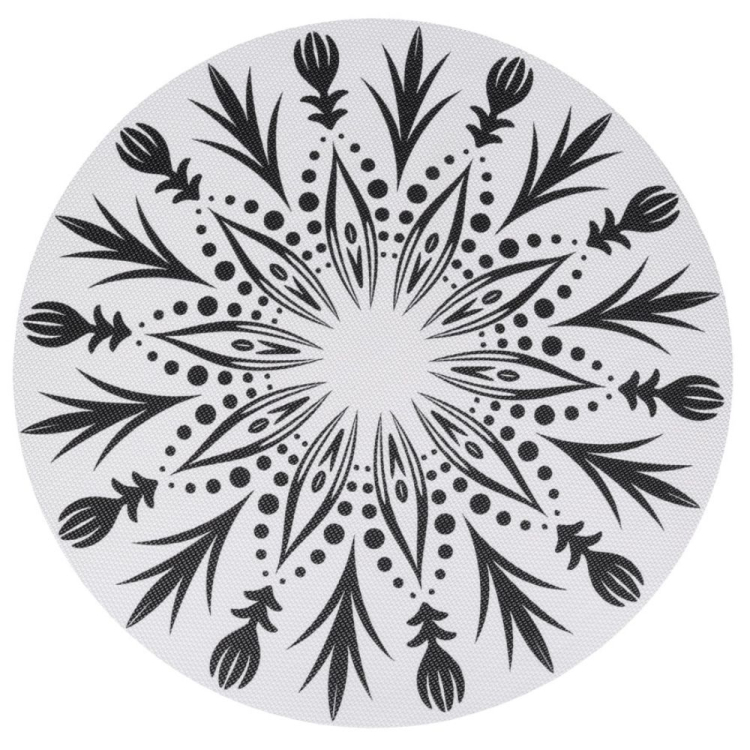 Mata dekoracyjna BOHEMIA biała RAVI